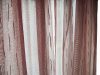 Jolanda Bordó Csíkos Organza függöny 250 x 250 cm