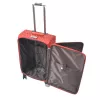 Peking piros bőrönd 67 x 41 x 27 cm puhafalú spinner