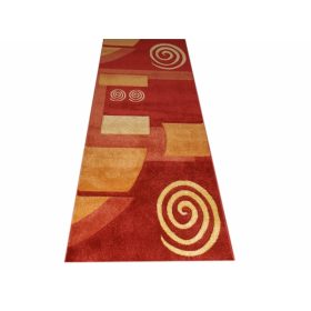 Kira Narancs Terra Nyírt futószőnyeg 80 x 300 cm