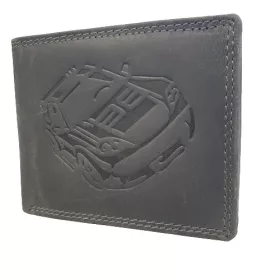   Ágoston valódi bőr férfi pénztárca RFID védelemmel autó minta