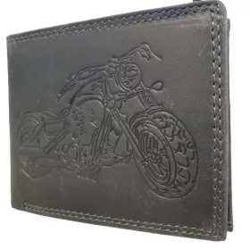   Armand valódi bőr férfi pénztárca motoros minta RFID védelemmel