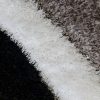 Arielle hosszú szálú shaggy szőnyeg fekete szürke