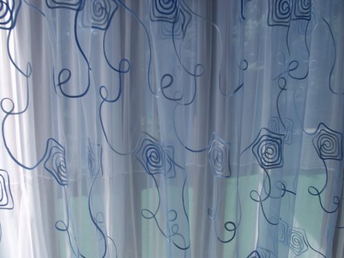 Dorete Modern Kék Organza Függöny 250 x 300 cm