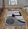 Wilma Nyírt Szürke Fekete Fehér szőnyeg  200 x 300 cm