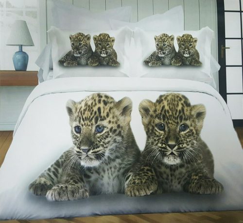 Sergio  leopárd kölyök 3D ágynemű 7 részes