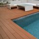 Pool Barna padlódeszka wpc 2 m