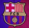 Xavi Barcelona címeres Piros Törölköző