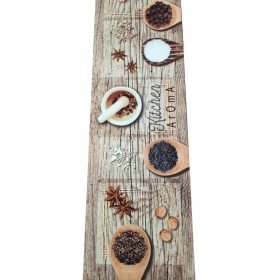 Sesimba fűszeres bézs konyhai szőnyeg