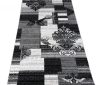 Surabaja fekete szürke nyírt szőnyeg 150 x 230 cm