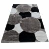Baker nagyméretű Shaggy szőnyeg Fekete Fehér 200 x 300 cm