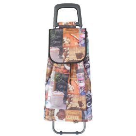 Dassel gurulós bevásárlókocsi színes coffee