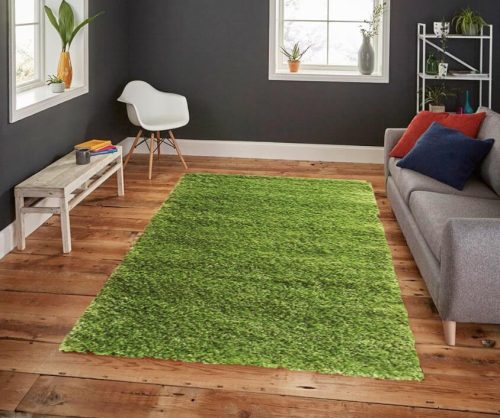 Bertold vastag zöld Shaggy szőnyeg 160 x 220 cm