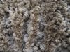 Trapani puha shaggy barna szőnyeg