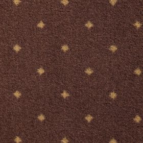   Hanga Világosbarna Nyírt Padlószőnyeg Pöttyös 4 m széles