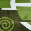 Mátra Nyírt Modern Zöld Szőnyeg 150 x 230 cm