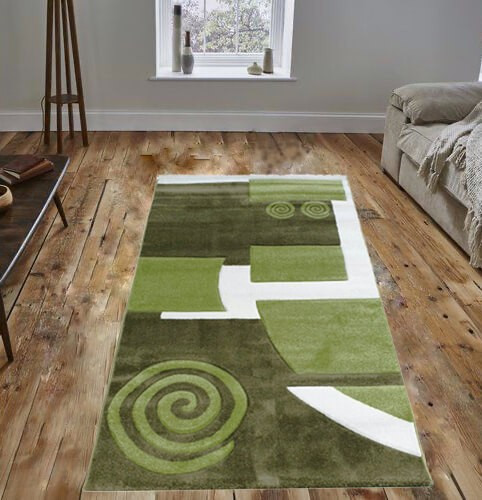 Mátra Modern Zöld Szőnyeg Nyírt 80 x 150 cm