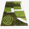 Mátra Modern Zöld Szőnyeg Nyírt 80 x 150 cm