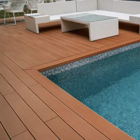 Pool Barna padlódeszka wpc 3 m