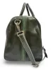 Ravello Line Iron prémium olasz valódi bőr férfi utazótáska zöld