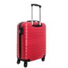 Dömitz kabin kemény bőrönd kellemes piros színben