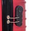 Dömitz kabin kemény bőrönd kellemes piros színben