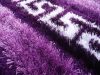 Nágó prémium shaggy szőnyeg lila 100 x 200 cm