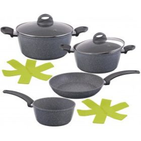 Menton gránit szürke edénykészlet 6 részes