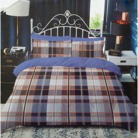   Sárgarigó Kockás Flanel Ágyneműhuzat 6 részes 200 x 220 cm