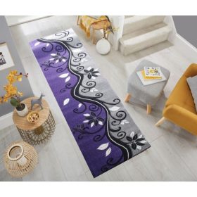 Jázmin Lila Nyírt futószőnyeg 80 x 300 cm