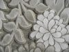 Lénea virágos 3D szőnyeg 150 x 230 cm szürke