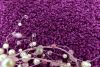 Purple Lila Shaggy Padlószőnyeg 4 m széles
