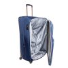 Bassum szignál kék puhafalú kabin bőrönd