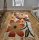 Margó virágmintás szőnyeg 300 x 400 cm narancs bézs