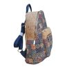 Ikonik parafa női táska kék hátizsák