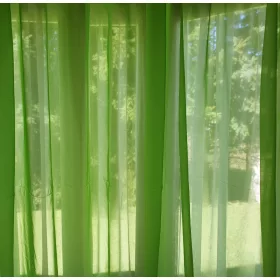 Elsa Zöld  Organza függöny 250 x 300 cm