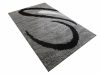 Stardust Shaggy Szőnyeg 250 x 350 cm Szürke Fekete