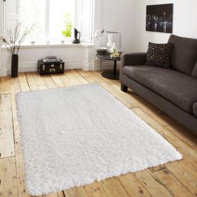 Safford micro shaggy krém-fehér szőnyeg