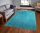 Vouge Shaggy Tűrkíz Kék szőnyeg 80 x 150 cm