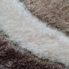 Abbie shaggy szőnyeg barna bézs hosszú szálú 70 x 100 cm