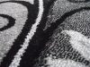 Delta Nyírt fekete szürke indás szőnyeg 125 x 200 cm