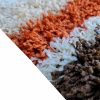 Manarola modern shaggy szőnyeg 200 x 300 cm krém terra barna