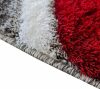 Amarilis shaggy szőnyeg piros szürke 70 x 100 cm