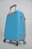 Amberg keményfedeles bőrönd kék M-es 62 cm
