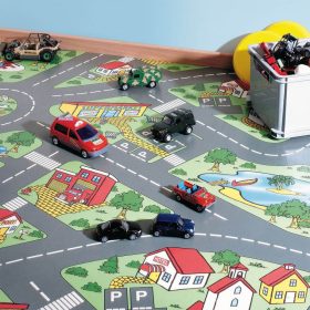   Andreu tekercses vinyl padló gyerekszobába autópályás 4 m széles