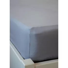 Anzsi Szürke Gumis Lepedő 100 x 200 cm Pamut