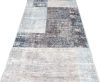 Atlanti modern szőnyeg kockás bézs kék szürke 80 x 150 cm