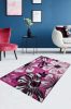 Azzuro rózsaszín szőnyeg virágmintás modern 70 x 100 cm