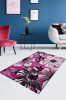 Azzuro rózsaszín szőnyeg virágmintás modern
