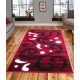 Tüzes design piros shaggy szőnyeg
