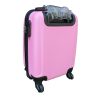 Becske xs bőrönd kivehető kerékkel wizzair ingyenesen felvihető kabin bőrönd rózsaszín